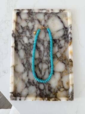 NEW CHANSUTTPEARLS women's hazel necklace in blue
